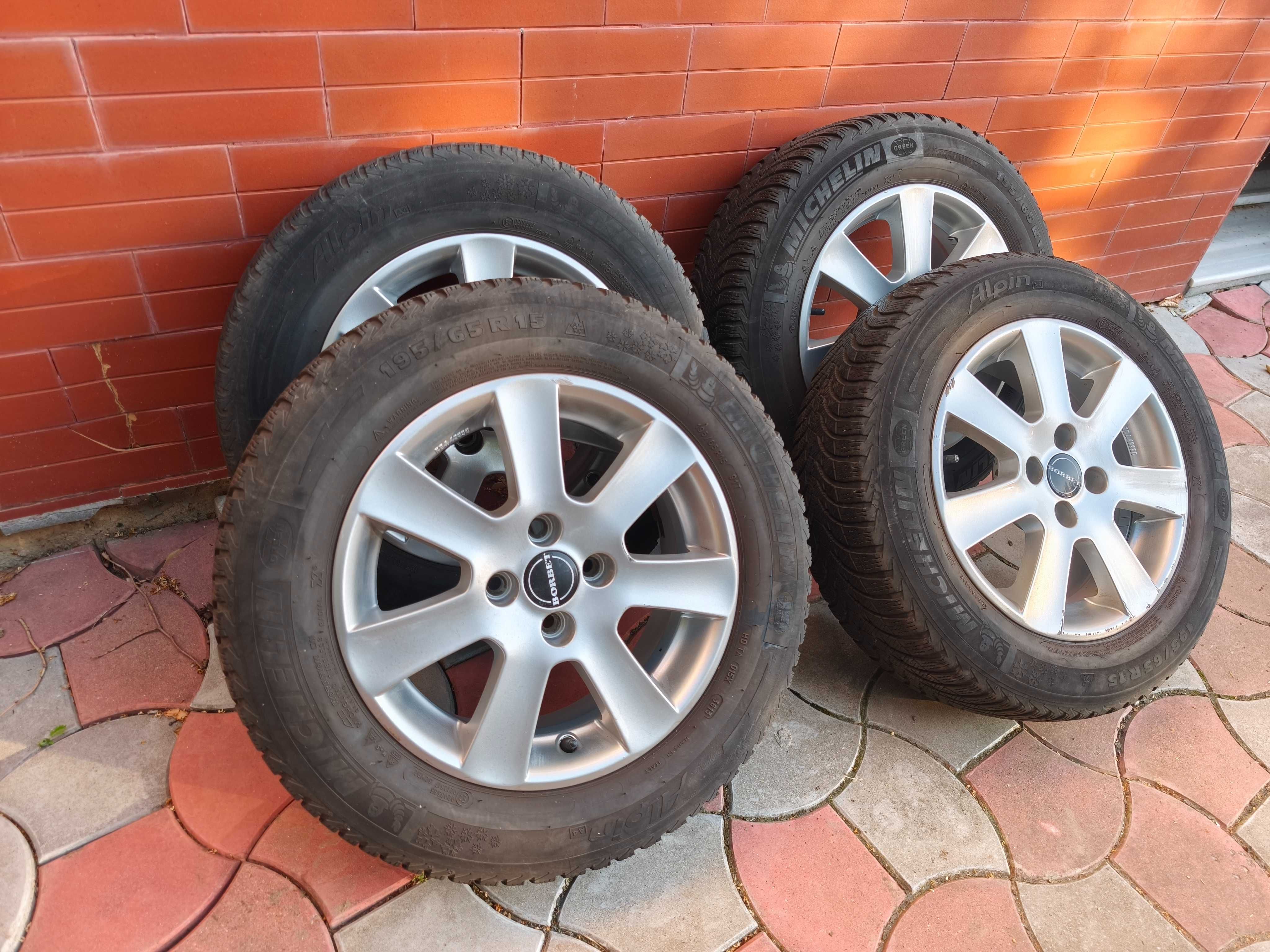 Jante aliaj  Dacia Logan/Sandero/Lodgy 195/65/R15 Michelin -M+S /iarna