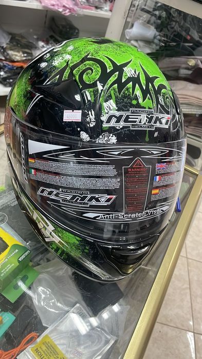 Новые, крутые, мотошлемы! Фирмы “Nenki”Хорошего качества. Размеры разн