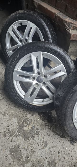 Jante Audi A4,  A6, impecabile ,17inch anvelope iarna