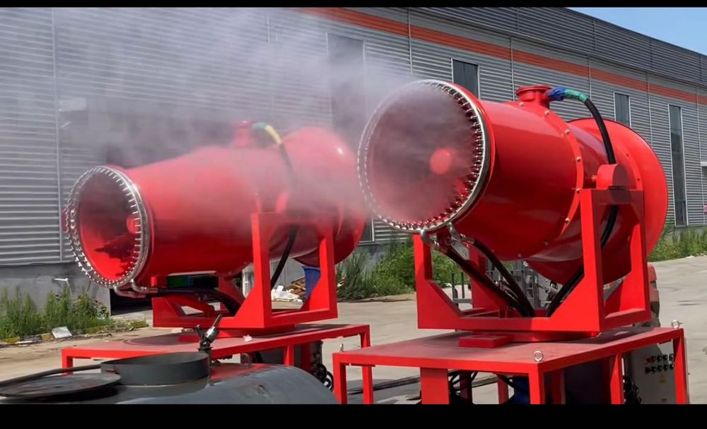 Stroyka uchun suv tuman apparat. Пылеподавление