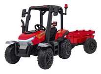 Tractor electric pentru copii cu remorca BLAST Z 24V (206) Rosu