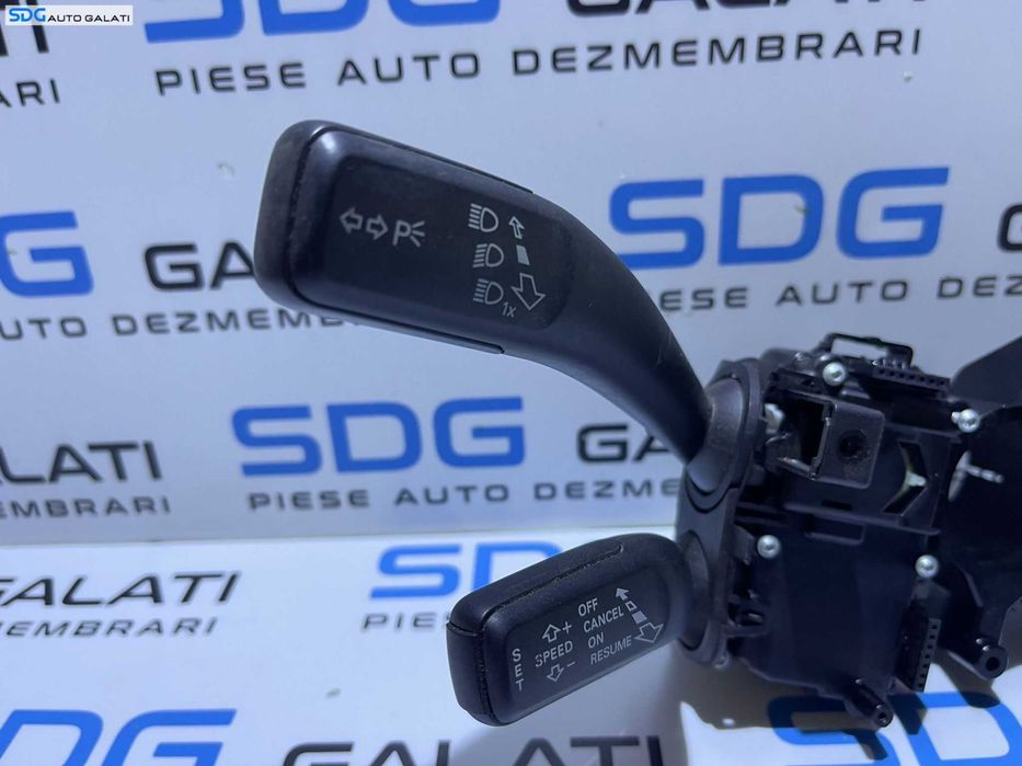 Ansamblu Maneta Manete Semnalizare Stergatoare Tempomat Pilot Automat Audi A5 2008 - 2016 Cod 8R0953502D