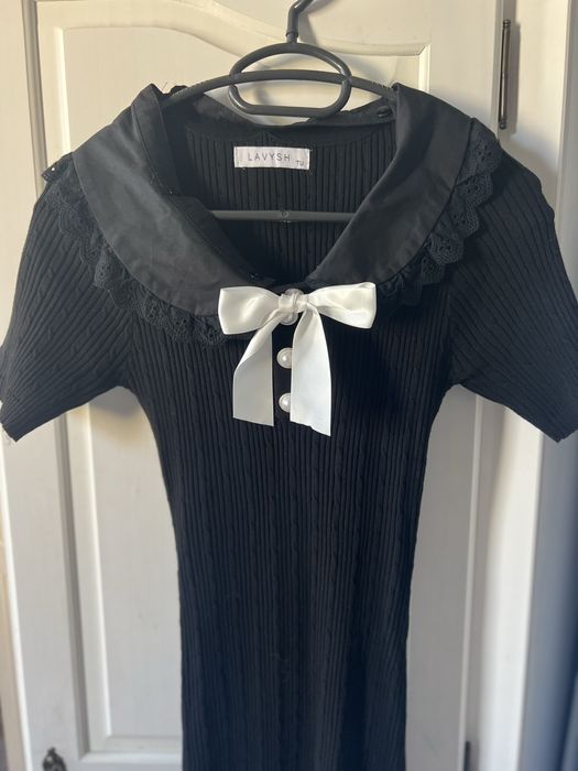 Елегантна рипсена рокля.