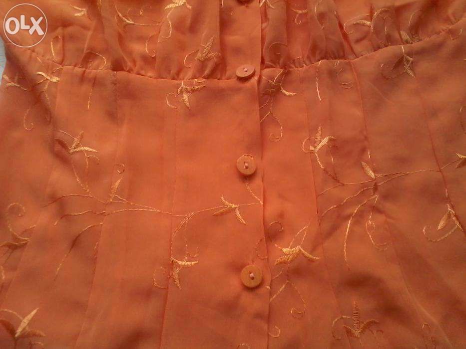 Bluză deosebită portocalie