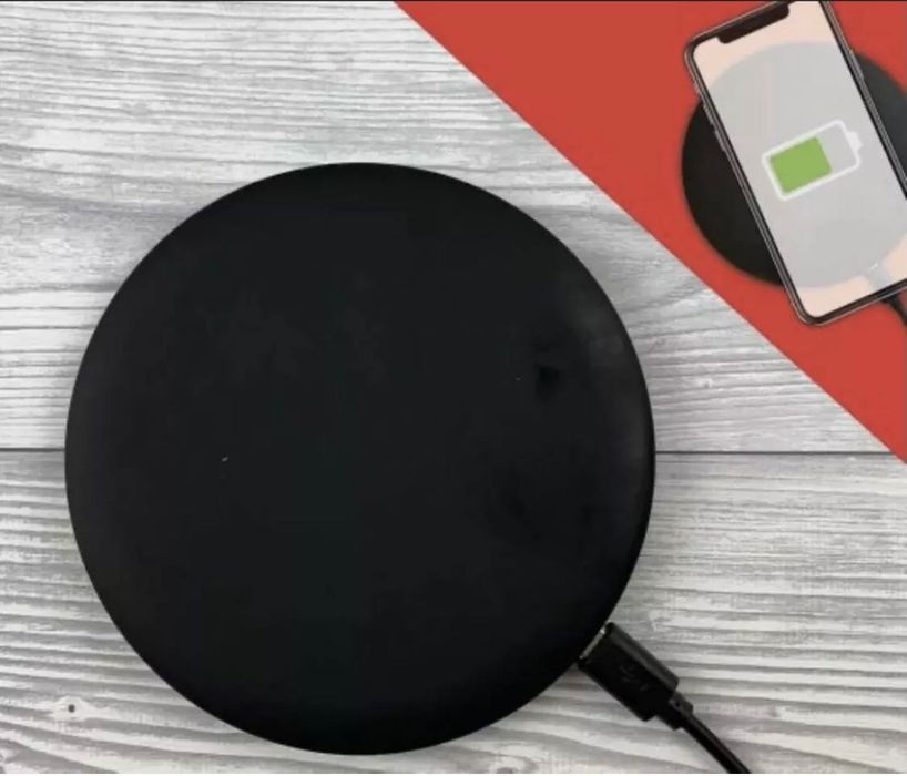 Qi Безжично Ултратънко Зарядно за Телефони Бързо Зареждане PAD