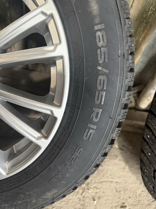 Резина диски зима r15