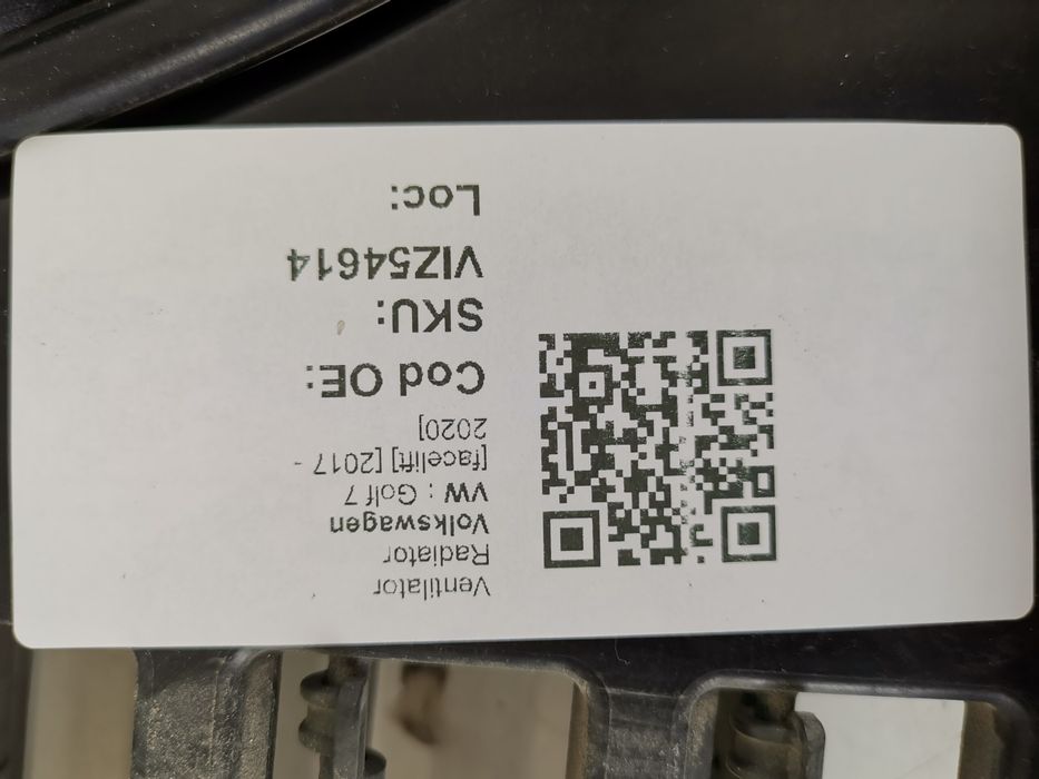 Вентилатор Радиатор Фолксваген ВВ Голф 7 / Volkswagen VW Golf 7 Оригин