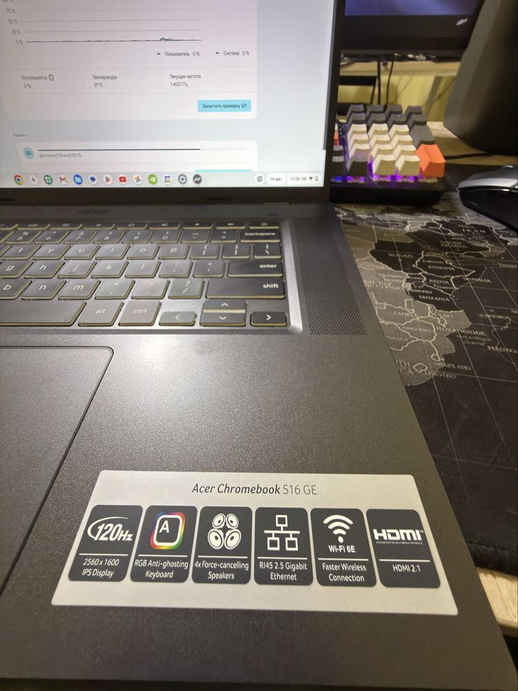 Acer chromebook 516 GE