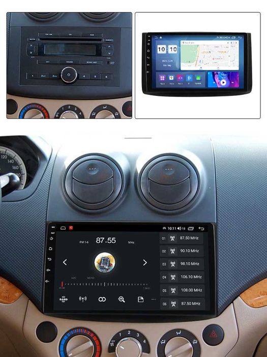 Navigatie Chevrolet Aveo 2006 - 2012, 2GB 4GB 8GB Garantie Camera
