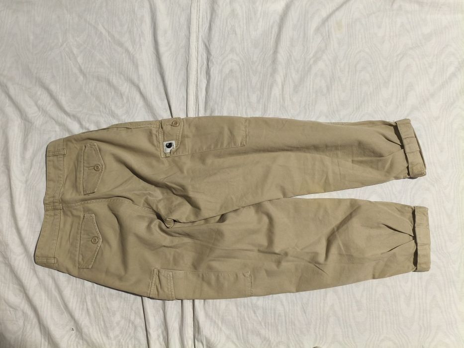 Pantaloni Carhartt WIP Collins 34cm lățime talie cargo buzunare casual
