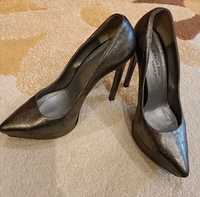 Pantofi eleganți din piele naturală, Estella Blue