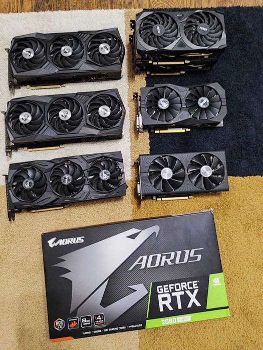 Placa video RTX 3070, 2080 super, RX 5700 XT