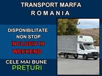 Transport marfa, mobila, electrocasnice, colete ORIUNDE in Romania