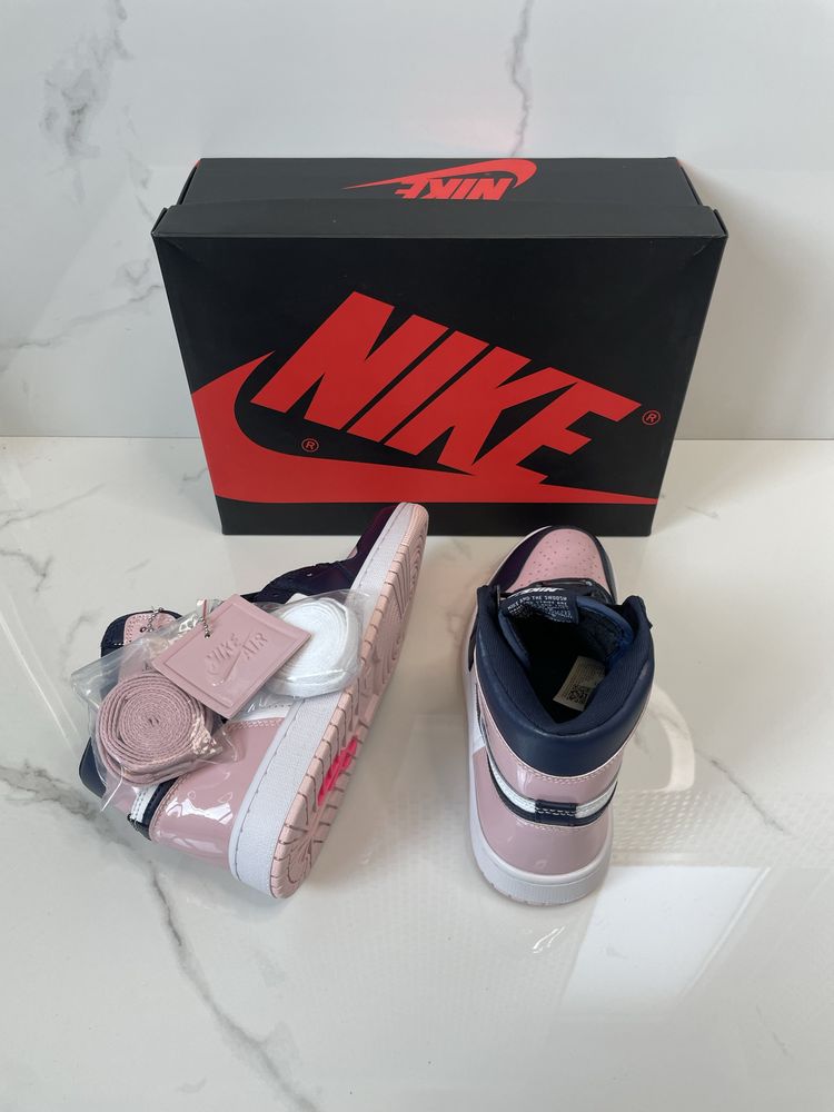 Air Jordan 1 Retro Atmosphere High OG Pink Laser Obsidian NRG White
