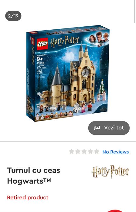 LEGO 75948 Turnul cu ceas Hogwarts™