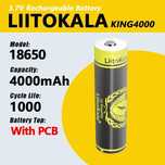 Acumulator 18650 4000mAh, 3400, 1500 (Real) Liitokala