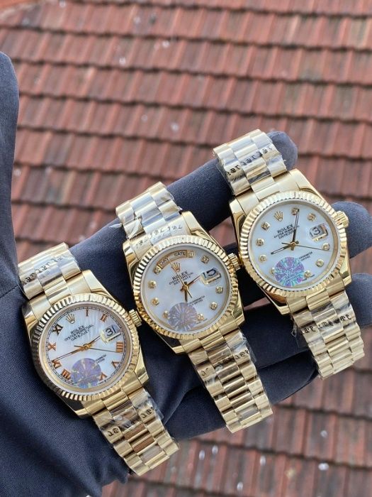 Rolex Day Data & Date Just LADY 36 mm Full Gold