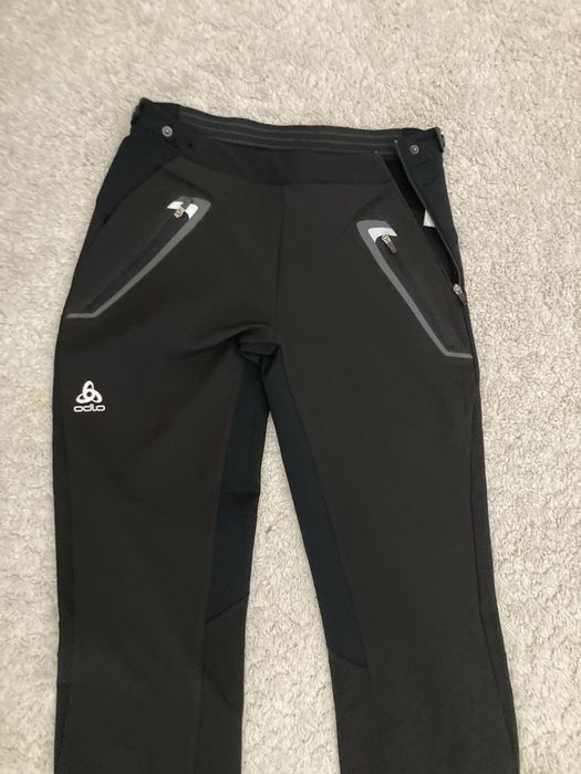 Pantaloni Odlo S-M dama softshell elastici tura alpinism