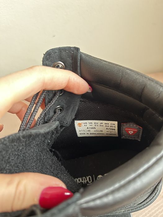 Timberland дамски боти от набук