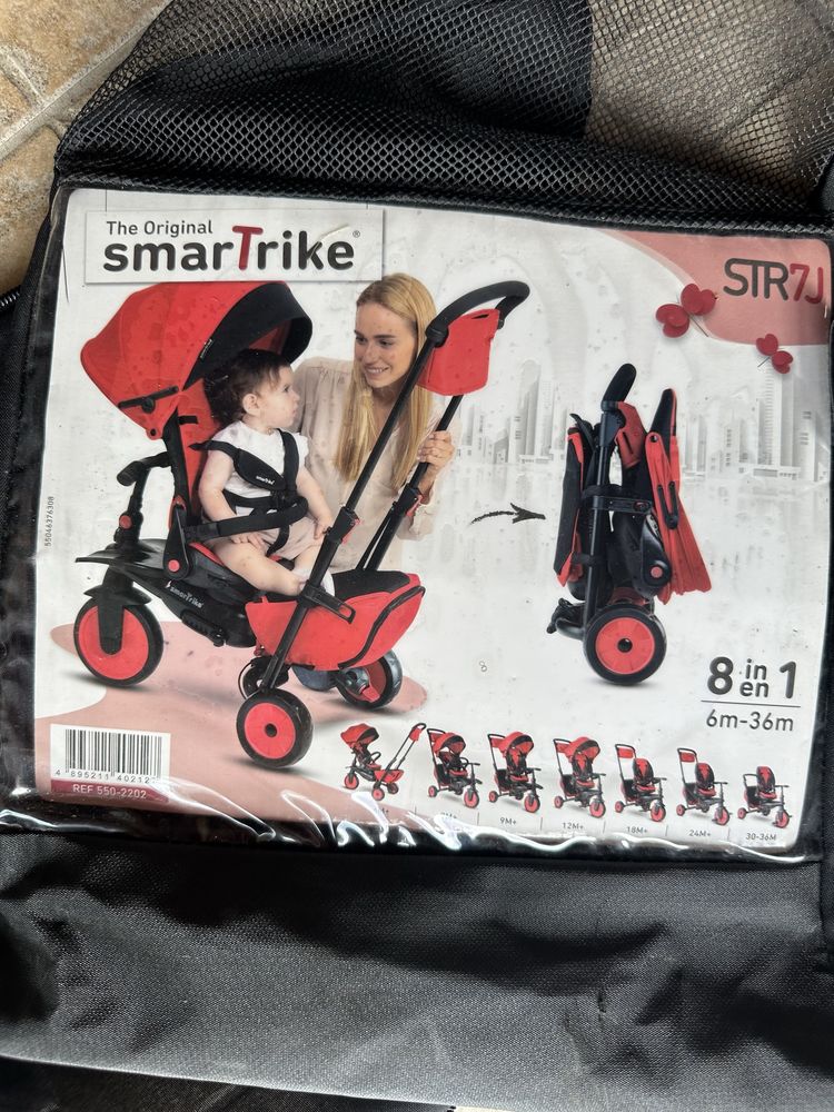 Smart Trike. Tricicleta si carucior pliabil 8 in 1