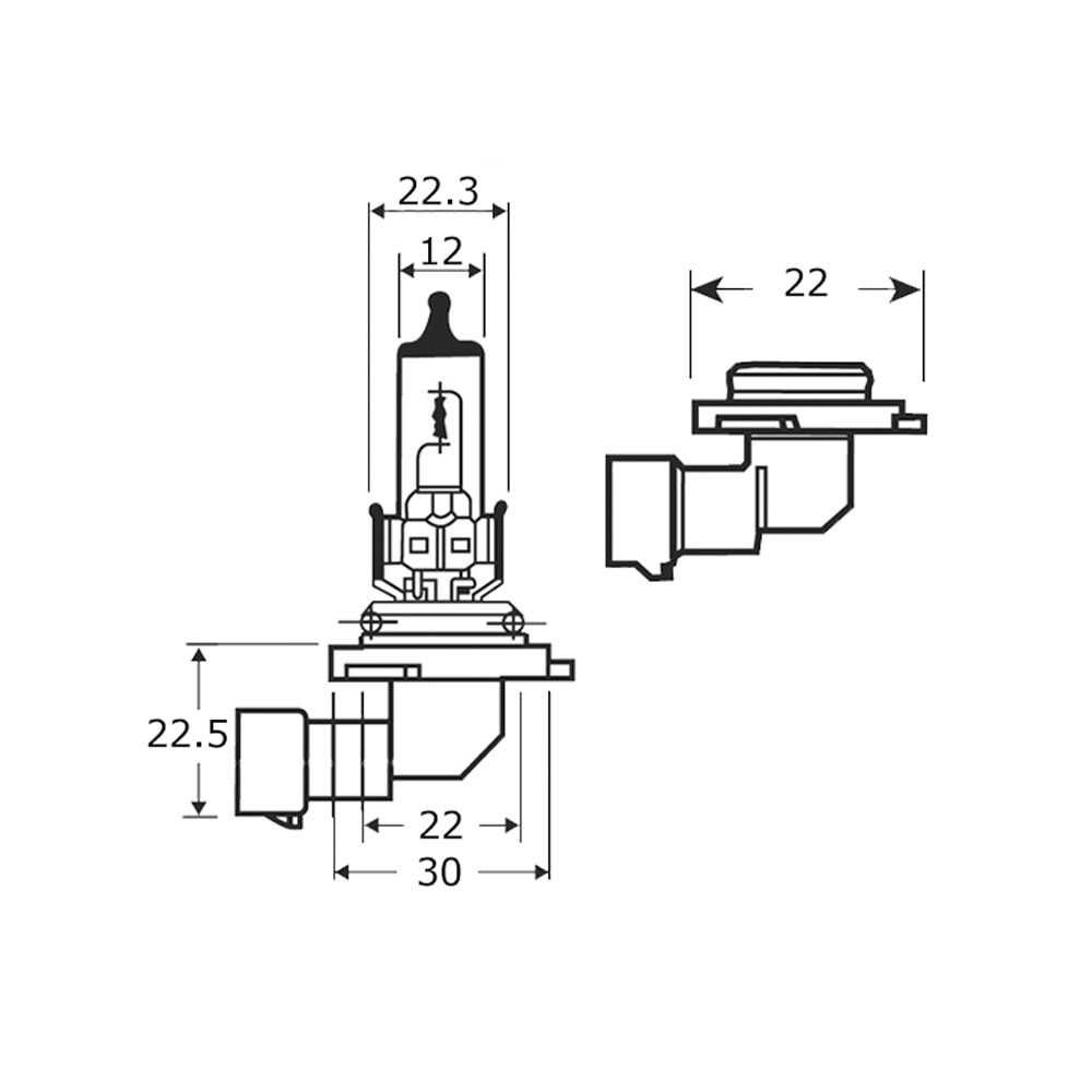 Халогенни крушки NIGHT BREAKER OSRAM HB3 +150% светлина и яркост - 12V