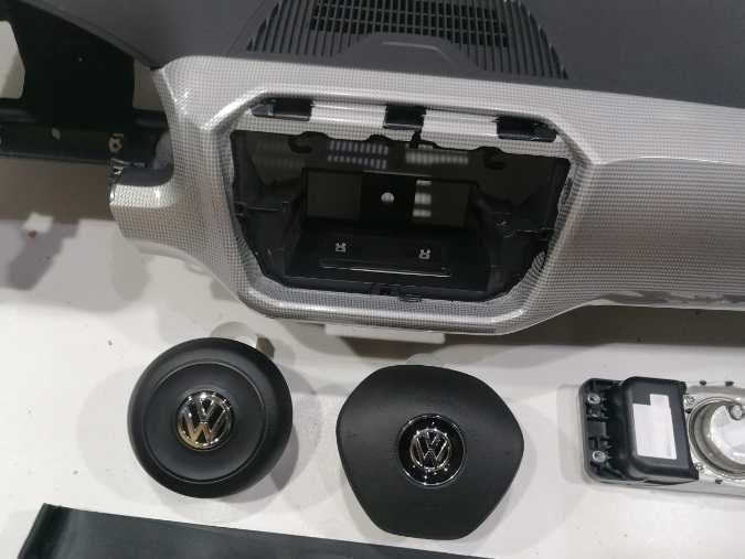 VW E - UP kit airbag - plansa de bord - set centuri de siguranta