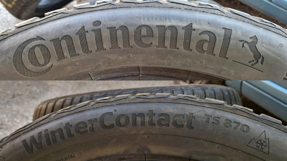 4бр 225/50/17 зимни гуми Continental TS870. Континентал