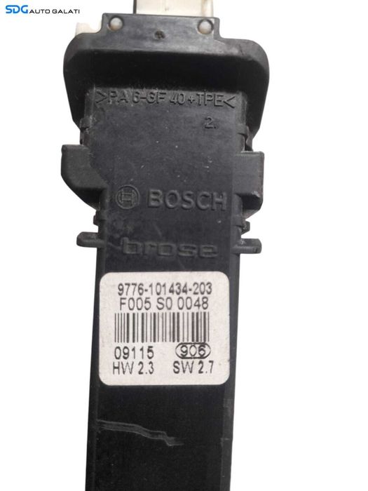 Motoras Macara Electrica de pe Usa Portiera Dreapta Fata Skoda Octavia 1 1996 - 2011 Cod 9776-101434-203 F005S00048 [N1071]