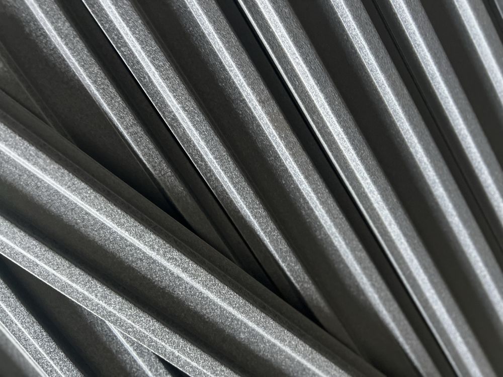 Șipcă Metalică Gri Antracit RAL7016 gri antracit fălțuită Gard Fațadă