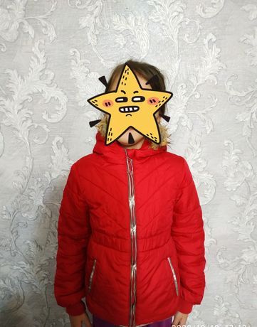 Куртка на девочку 8-9 лет