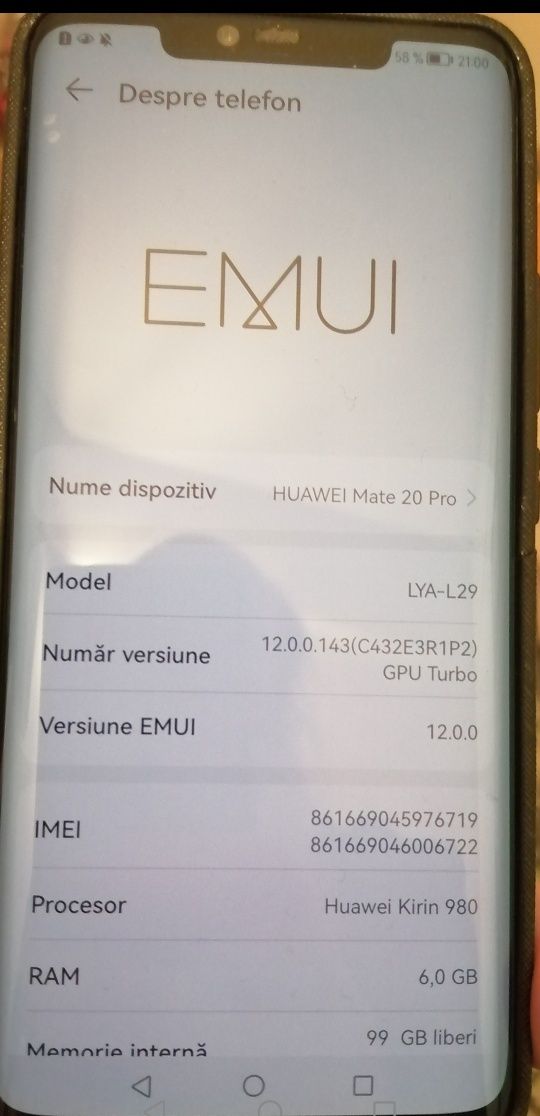 Huawei P 20 mate pro