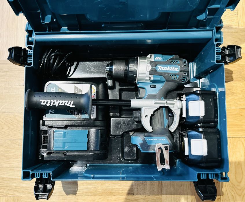 Makita безчетков акумулаторен ударен винтоверт DHP486RTJ