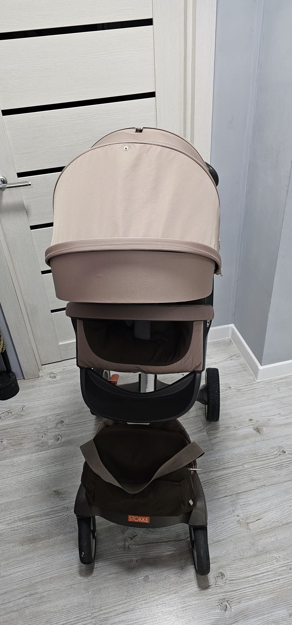 Коляска Stokke 2в1 прогулочный блок плюс люлька и сумка Оригинал