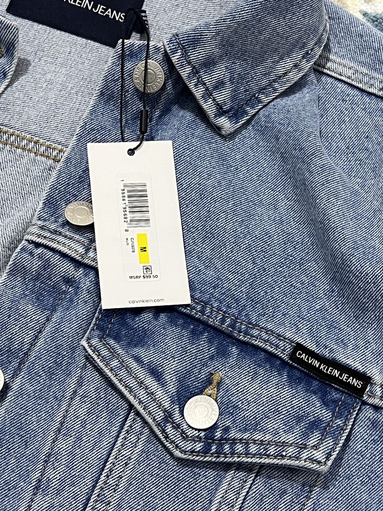 Куртка джинсовая оригинал Calvin Klein размер M унисекс