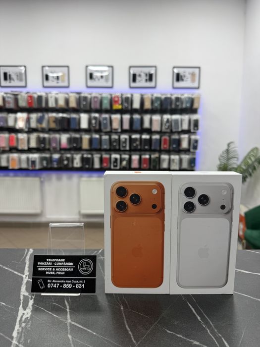 iPhone 17 Pro - 256Gb / 512Gb - Orange / Silver - NOU - Sigilat!