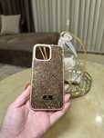 Husa Noua Cristale Aurie Iphone 14 Pro Max /15 Pro /Pro Max
