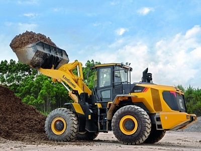 Погрузчик, услуги фронтального 3 кубового погрузчика