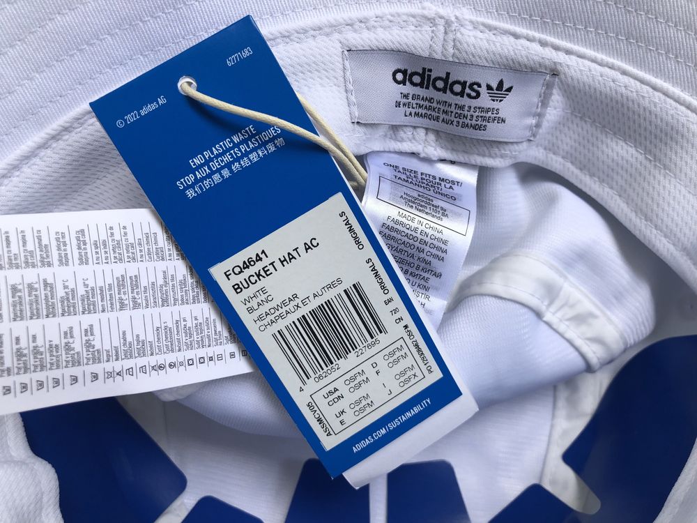 НОВИ Adidas Originals Bucket Hat ОРИГИНАЛНА шапка идиотка