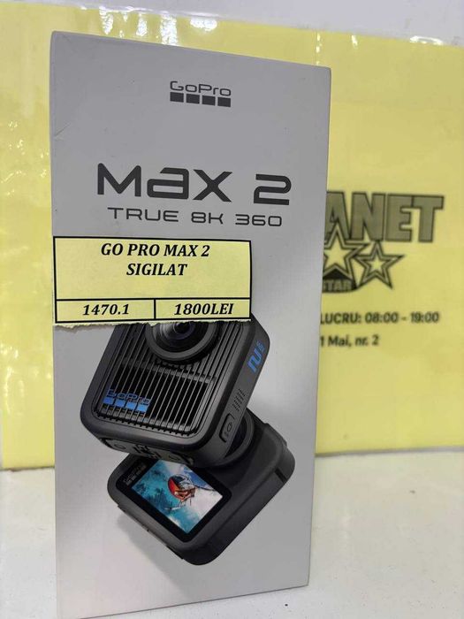 GoPro Max 2 Sigilat (ctg)staramanet