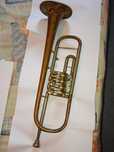 Trompeta veche de colecție,Wenzel Meinl, Germania,anii 1800