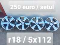 Jante aluminiu r18 / Vw Audi Skoda Seat Mercedes / 5x112