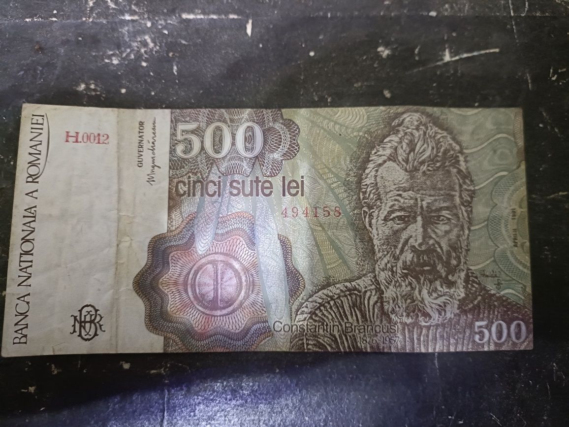 Vand bancnota 500 de lei