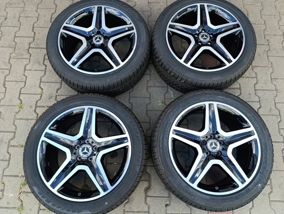 Jante Mercedes AMG GLE W 166 20'' originale cu anvelope de iarnă noi