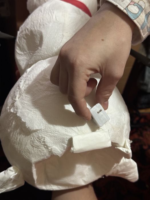 Светодиодный снеговик ручная работа