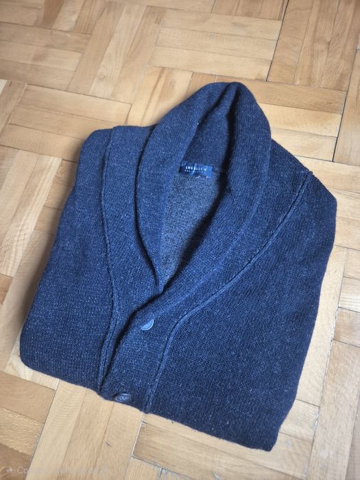 Cardigan Angelico de lux, Lână, Cașmir 5%, Made in Italy, Bărbați - XL