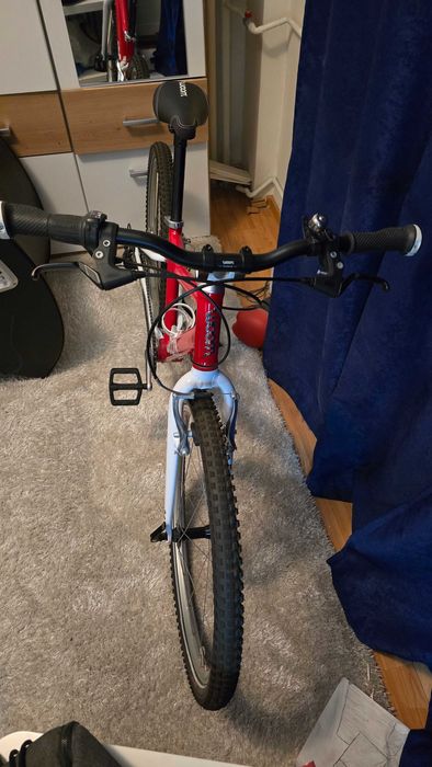 Bicicleta copii Woom 5 Original Rosu + alb