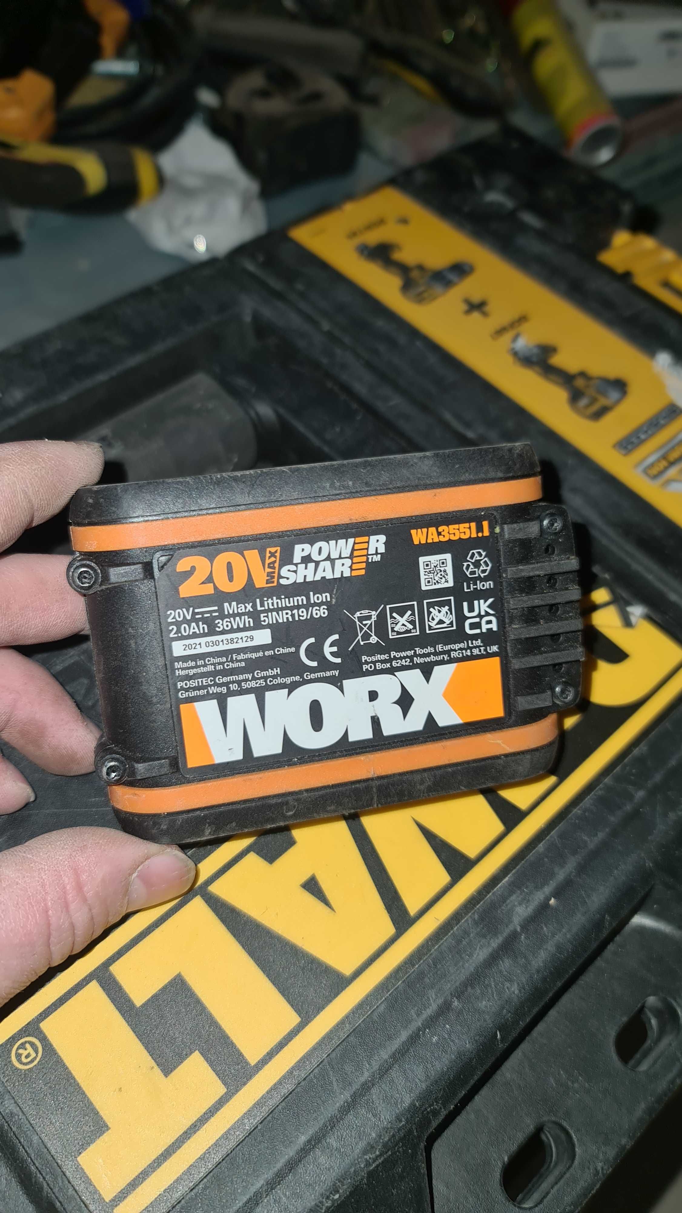 Baterie Worx 20V  2A