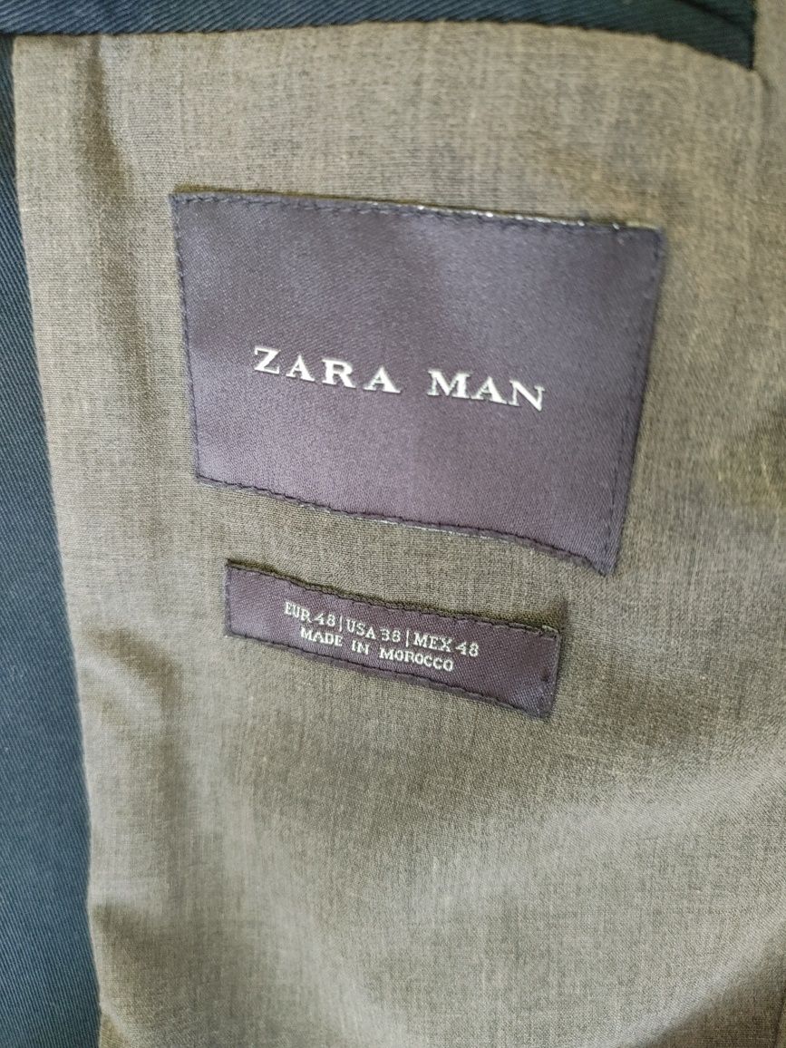 Sacou Zara Man, bărbați, mărime 48/M, bleumarin