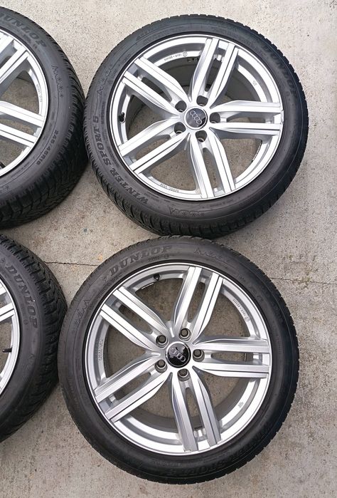18ки джанти 5x112 със зимни гуми Dunlop