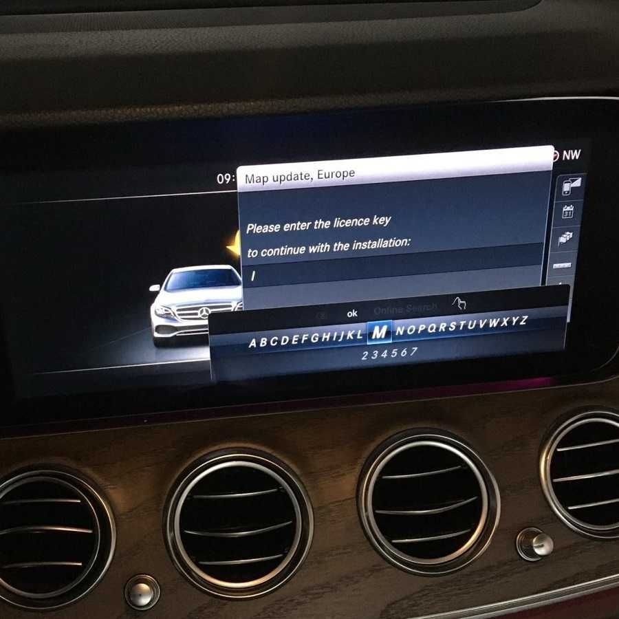 Генериране Mercedes Pin Code Map Update Пин Код Мерцедес Key License